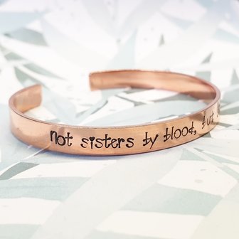 Armband - Not sisters by blood, but sisters by heart