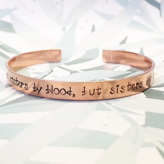 Armband - Not sisters by blood, but sisters by heart