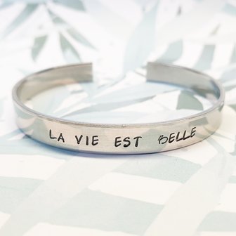 Armband - la vie est belle