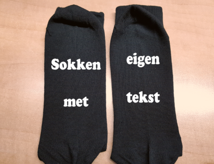 Sokken - eigen tekst - custom