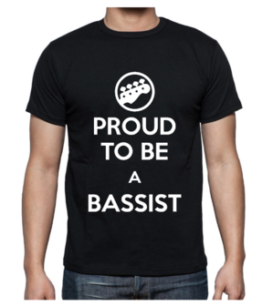 T-shirt - Proud to be a bassist