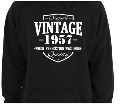 Hoodie - Original Vintage met eigen gekozen jaartal