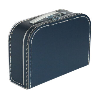 Koffertje 25 cm donkerblauw