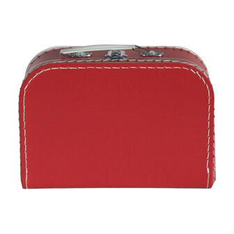 Koffertje 25 cm rood