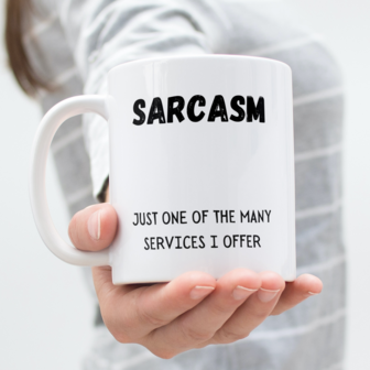 Mok -  Beker - Sarcasm just one of the many services I offer