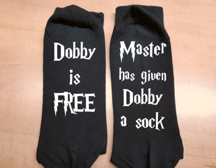 Sokken - Master has given Dobby a sock Dobby is Free