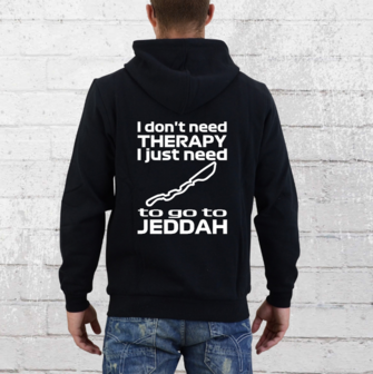 Hoodie - I don&#039;t need therapy I just need to go to Jeddah - GP Saudi Arabia