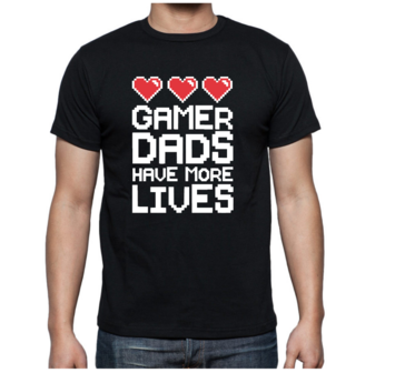 T-shirt - Gamer Dads have more lives