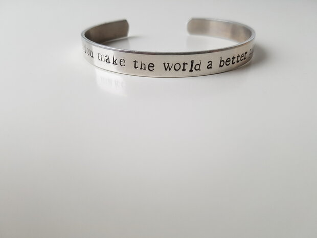 Armband - You make the world a better place!