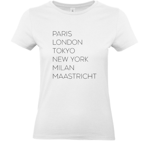 Paris London Tokyo New York Milan [jouw woonplaats]