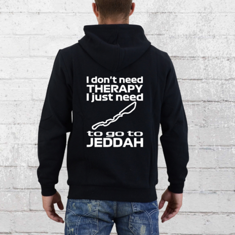 Hoodie - I don't need therapy I just need to go to Jeddah - GP Saudi Arabia