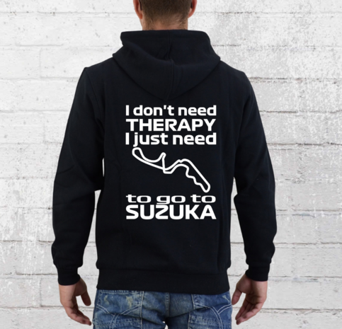 Hoodie - I don't need therapy I just need to go to Suzuka - GP Japan