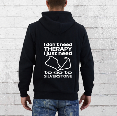 Hoodie - I don't need therapy I just need to go to Silverstone - GP Groot Brittannië - GP United Kingdom