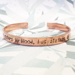 Armband - Not sisters by blood, but sisters by heart Armband - Not sisters by blood, but sisters by heart