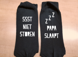Sokken - Ssst Niet Storen | ZZZ Opa/Papa slaapt Sokken - Ssst Niet Storen | ZZZ Opa/Papa slaapt