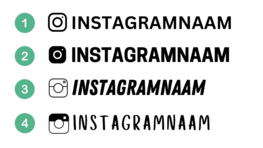 Instagram Naam sticker Instagram Naam sticker